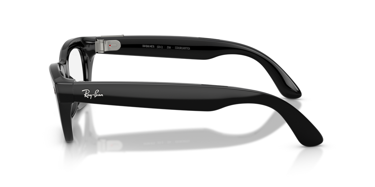 Ray-Ban Meta (Gen 3) Zena - Brillant Noir / Transparent/Vert