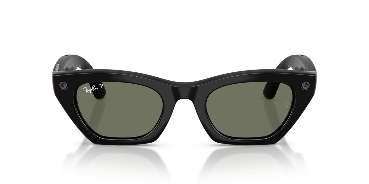 Ray-Ban Meta (Gen 3) Zena - Brillant Noir / Vert Polarisé