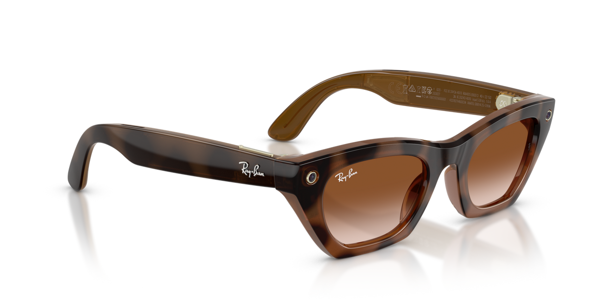 Ray-Ban Meta (Gen 3) Zena - Poli Havana / Dégradé Marron