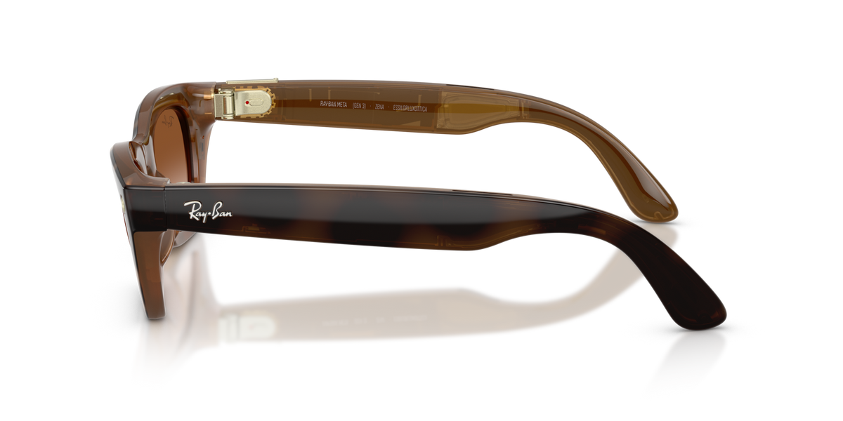 Ray-Ban Meta (Gen 3) Zena - Poli Havana / Dégradé Marron
