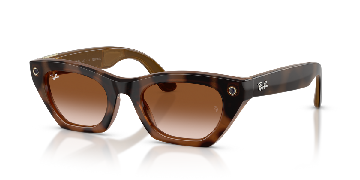 Ray-Ban Meta (Gen 3) Zena - Poli Havana / Dégradé Marron