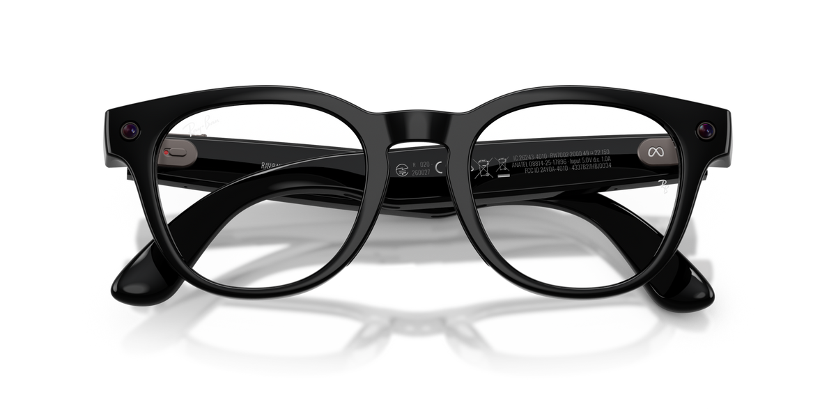 Ray-Ban Meta (Gen 2) Scriber Optics - Brillant Noir / Verres de Démonstration