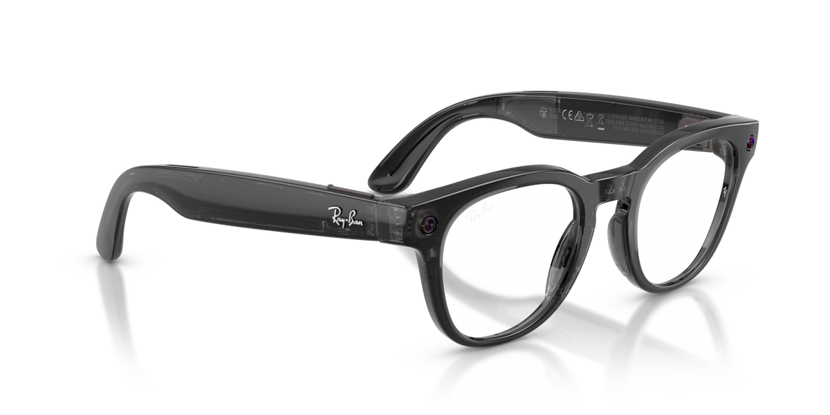 Ray-Ban Meta (Gen 2) Scriber Optics - Brillant Transparent Noir / Verres de Démonstration