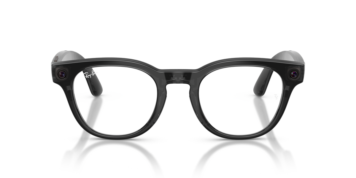 Ray-Ban Meta (Gen 2) Scriber Optics - Brillant Transparent Noir / Verres de Démonstration
