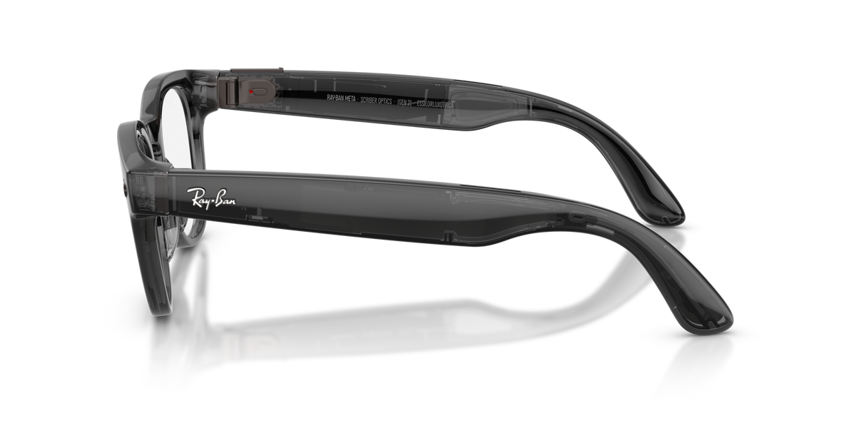Ray-Ban Meta (Gen 2) Scriber Optics - Brillant Transparent Noir / Verres de Démonstration