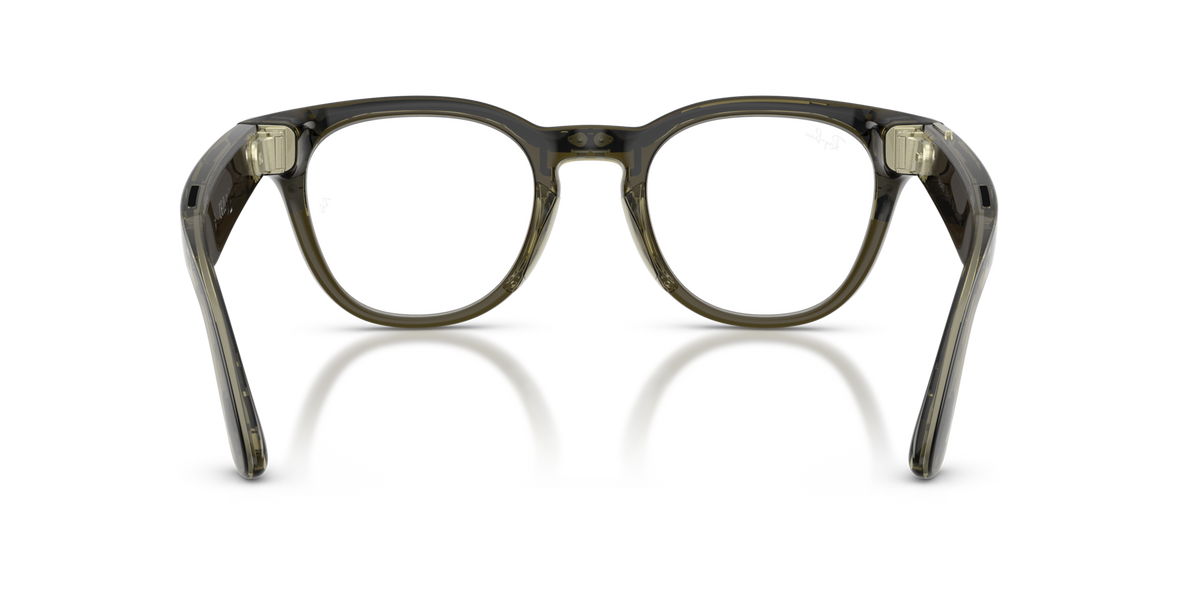 Ray-Ban Meta (Gen 2) Scriber Optics - Poli Olive foncé transparent / Verres de Démonstration