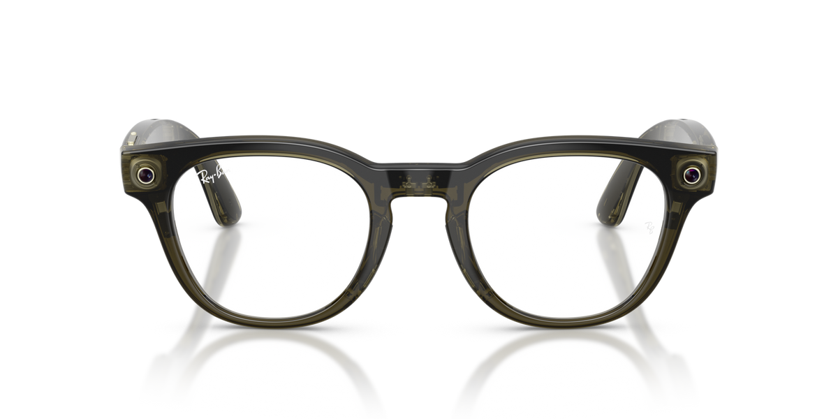 Ray-Ban Meta (Gen 2) Scriber Optics - Poli Olive foncé transparent / Verres de Démonstration