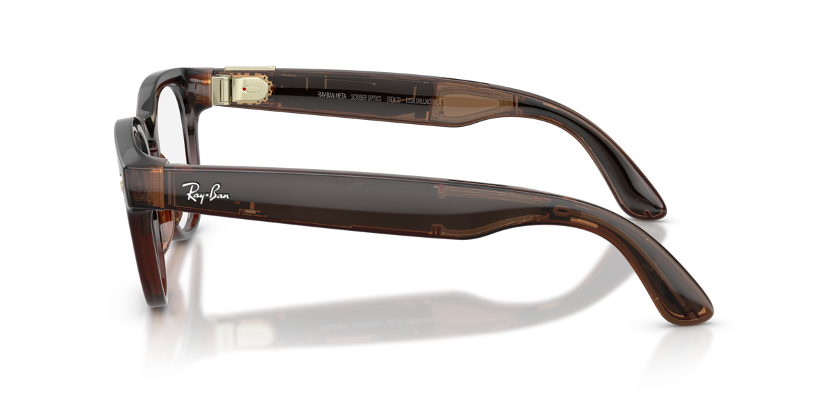 Ray-Ban Meta (Gen 2) Scriber Optics - Brillant Ombre transparent / Verres de Démonstration