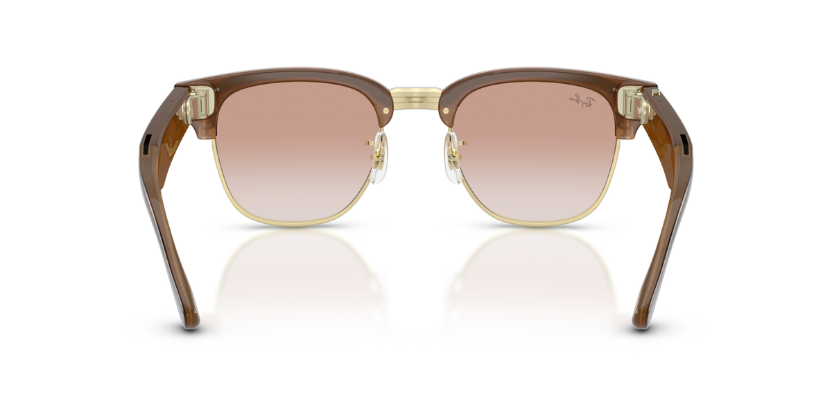 Ray-Ban Meta Audio Clubmaster - Brillant Havana / Dégradé Marron