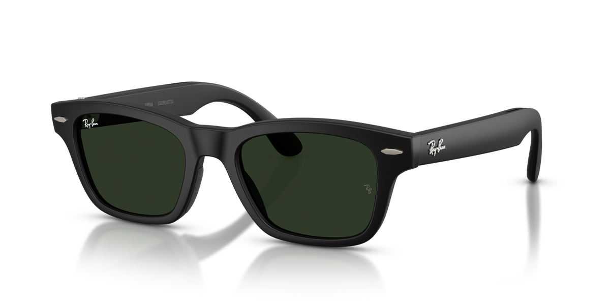 Ray-Ban Meta Audio Burbank - Mat Noir / Transparent/Vert Graphite