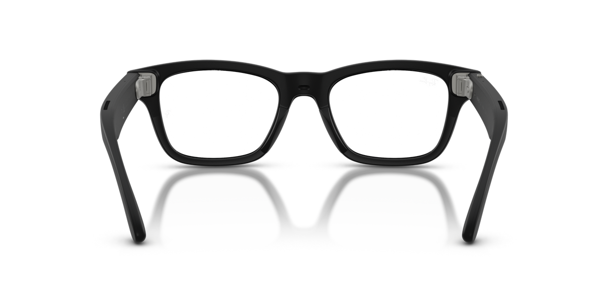 Ray-Ban Meta Audio Burbank - Mat Noir / Transparent/Vert Graphite
