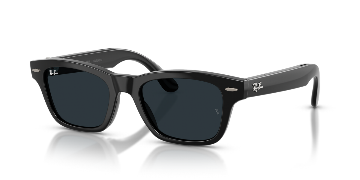 Ray-Ban Meta Audio Burbank - Brillant Noir / Transparent/Gris