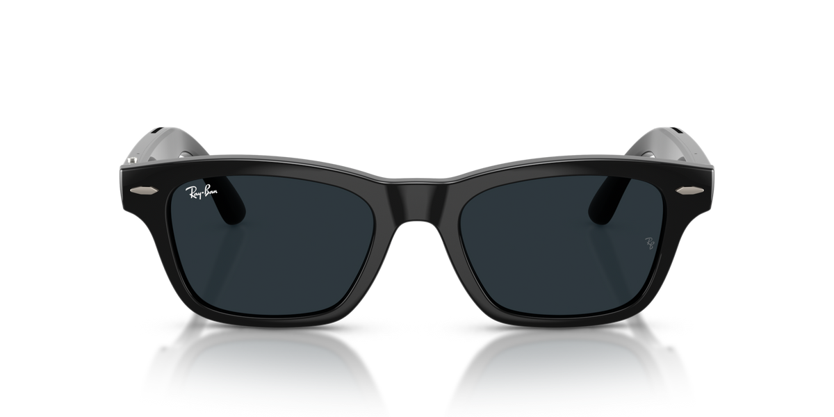 Ray-Ban Meta Audio Burbank - Brillant Noir / Transparent/Gris
