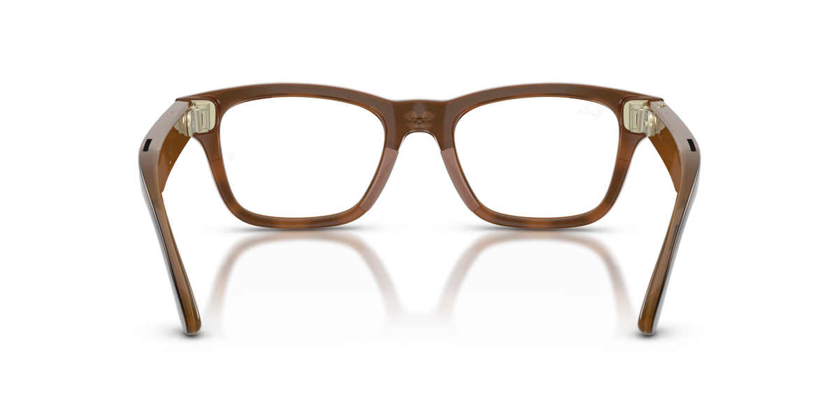 Ray-Ban Meta Audio Burbank - Brillant Havana / Incolore/Marron