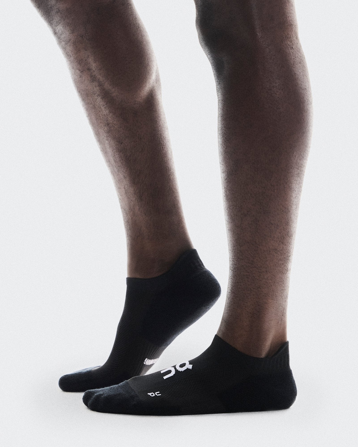 Core Run Sock Low 2P - Black
