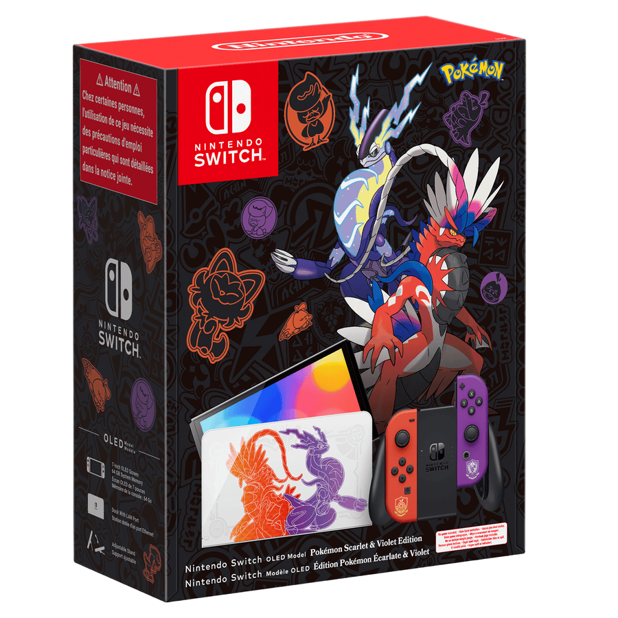 Nintendo Switch – Modelo OLED Edición Pokémon Escarlata y Violeta