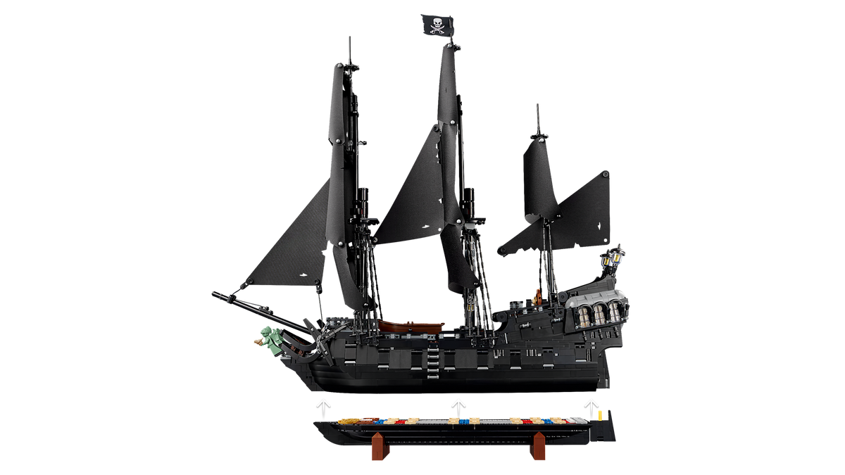 Le bateau pirate du capitaine Jack Sparrow