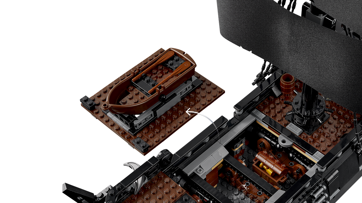 Le bateau pirate du capitaine Jack Sparrow