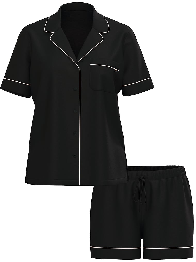 SoSoft™ Modal Short Pajama Set - BLACK