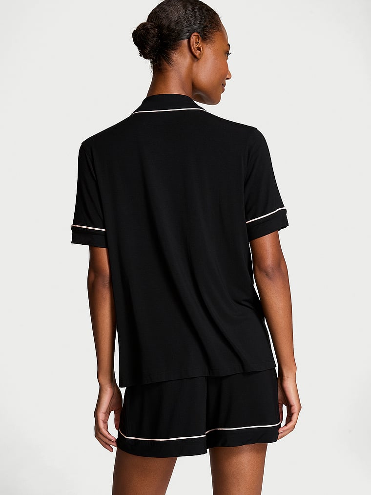 SoSoft™ Modal Short Pajama Set - BLACK