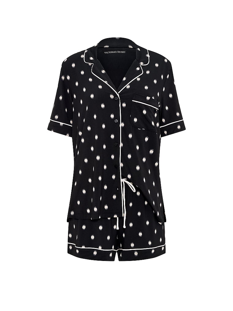 SoSoft™ Modal Short Pajama Set - Black Dots