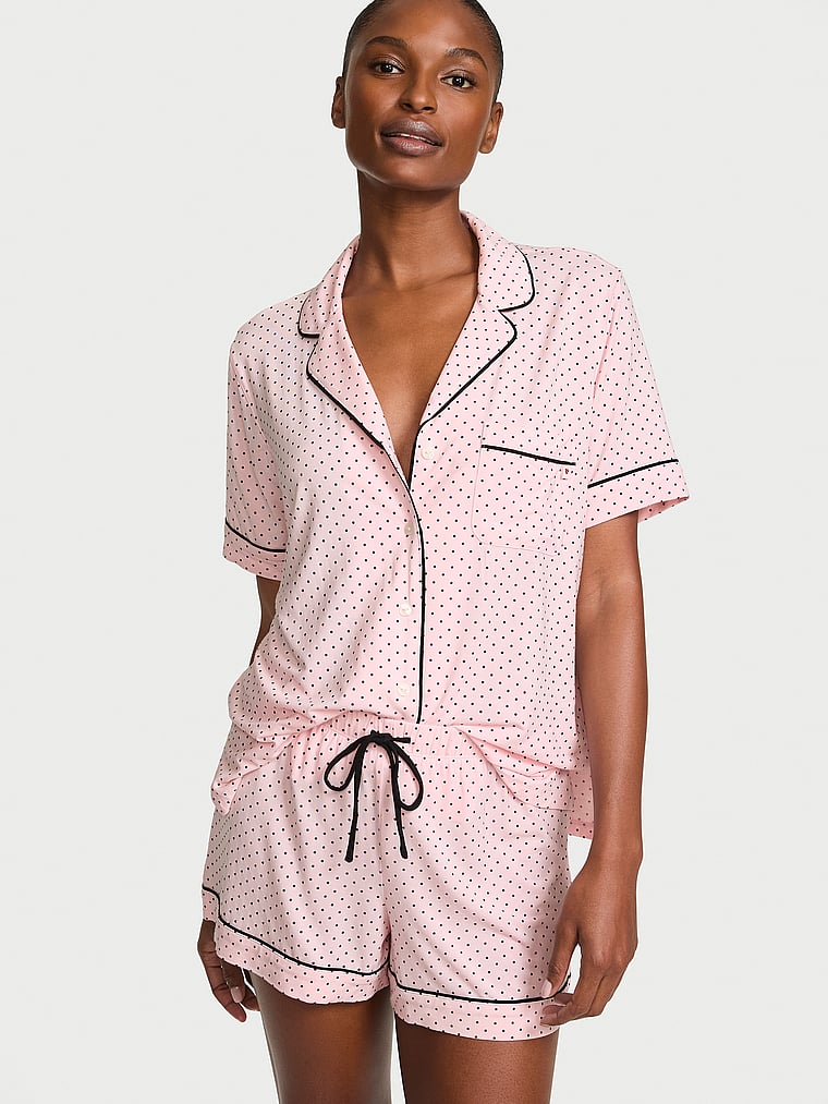 SoSoft™ Modal Short Pajama Set - Angel Pink Dots