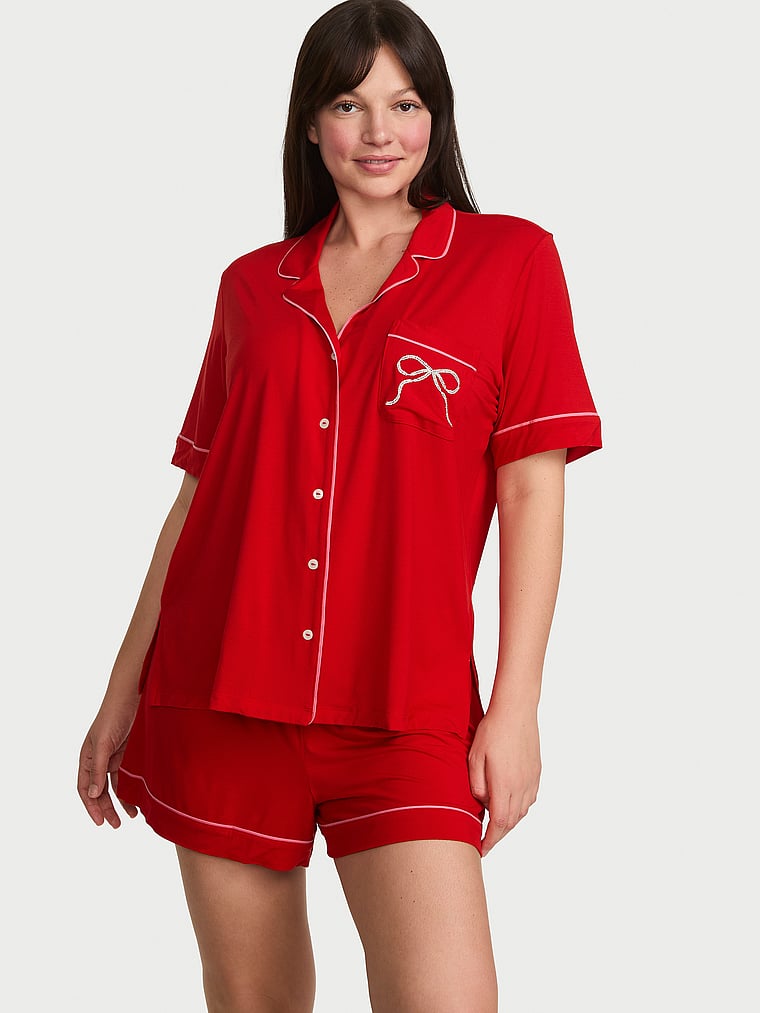 SoSoft™ Modal Short Pajama Set - Lipstick