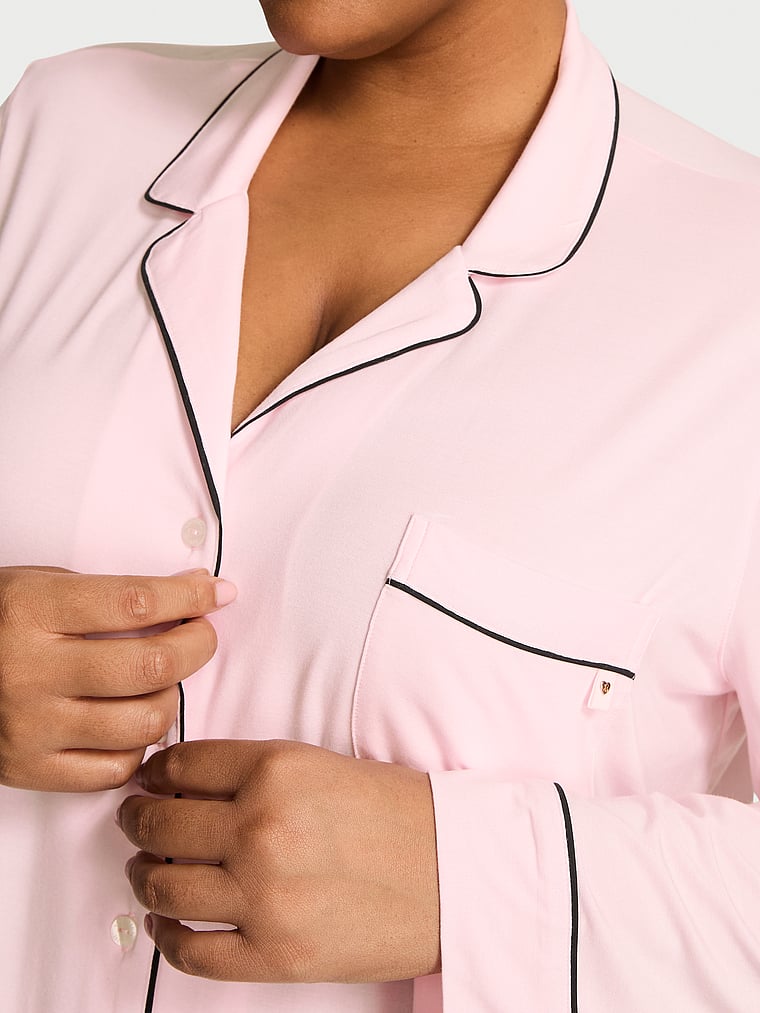 SoSoft™ Modal Long Pajama Set - Angel Pink