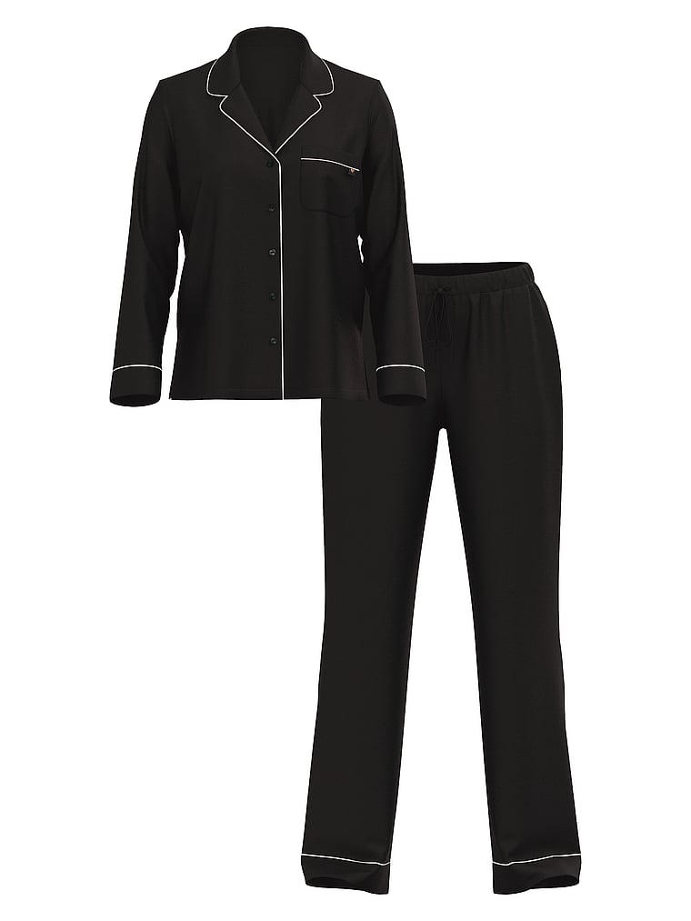 SoSoft™ Modal Long Pajama Set - BLACK