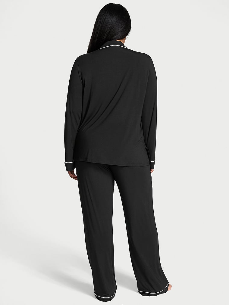 SoSoft™ Modal Long Pajama Set - BLACK