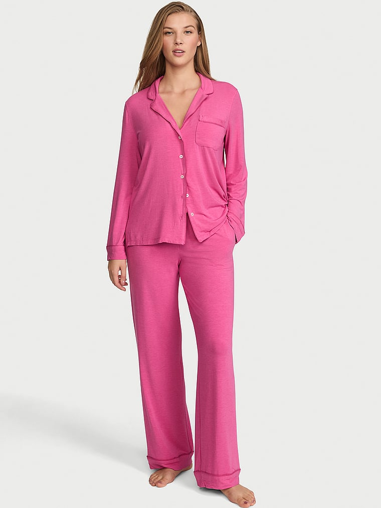 SoSoft™ Modal Long Pajama Set - Pink