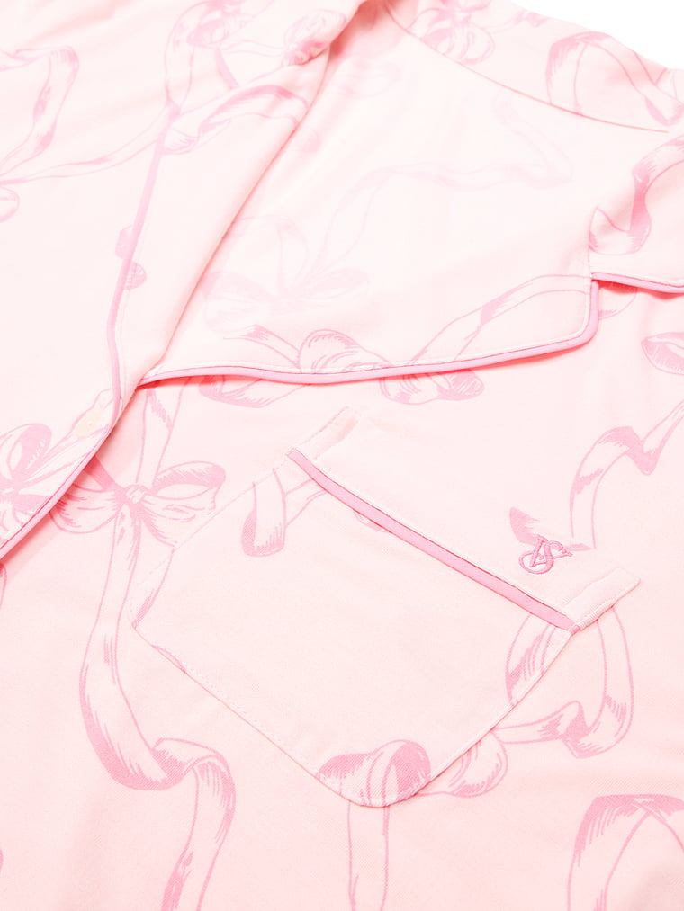 SoSoft™ Modal Long Pajama Set - Angel Pink Bows