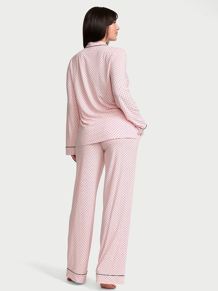 SoSoft™ Modal Long Pajama Set - Angel Pink Dots