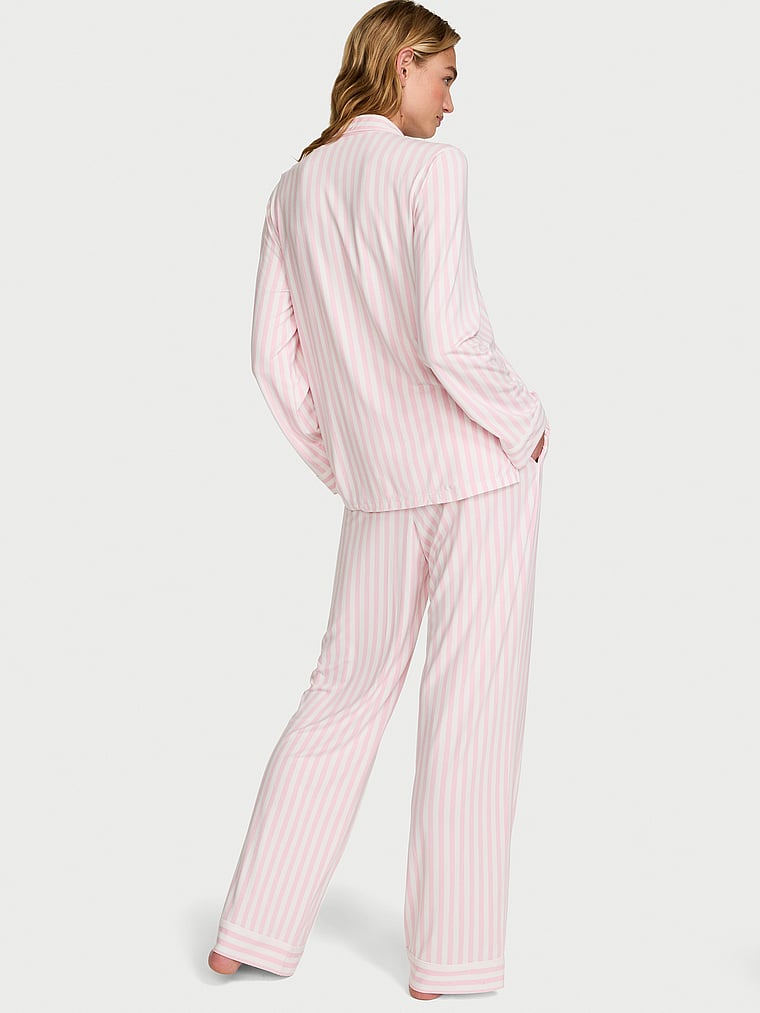 SoSoft™ Modal Long Pajama Set - Iconic Pink Stripes