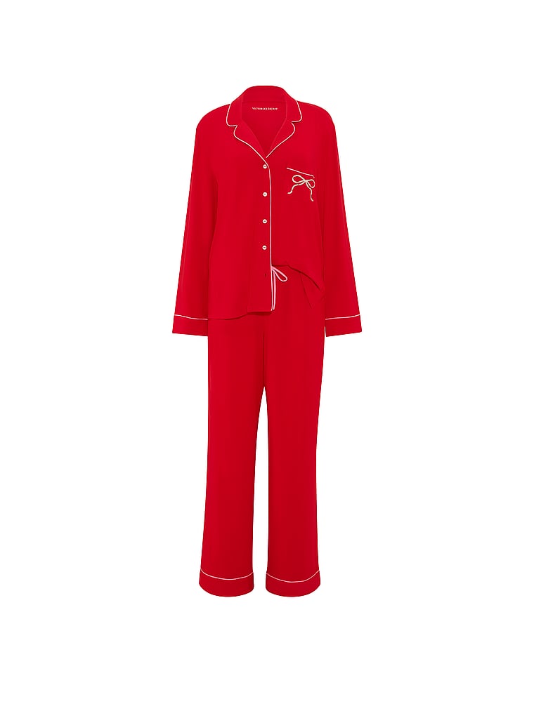 SoSoft™ Modal Long Pajama Set - Lipstick