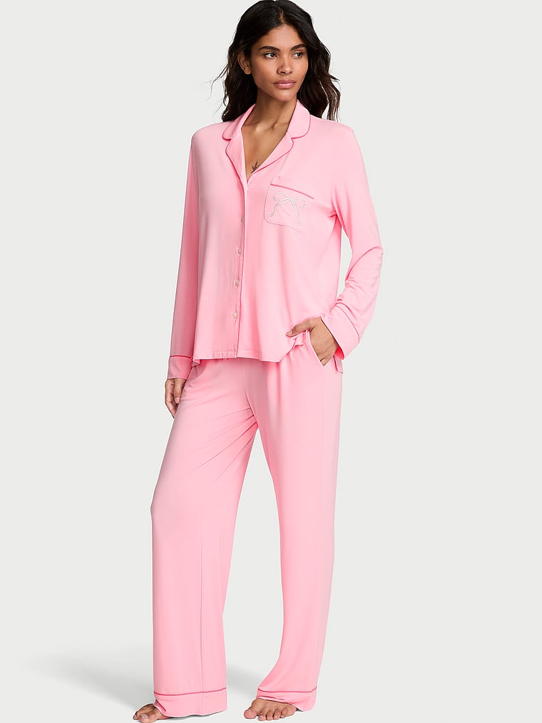 SoSoft™ Modal Long Pajama Set - Victoria Pink