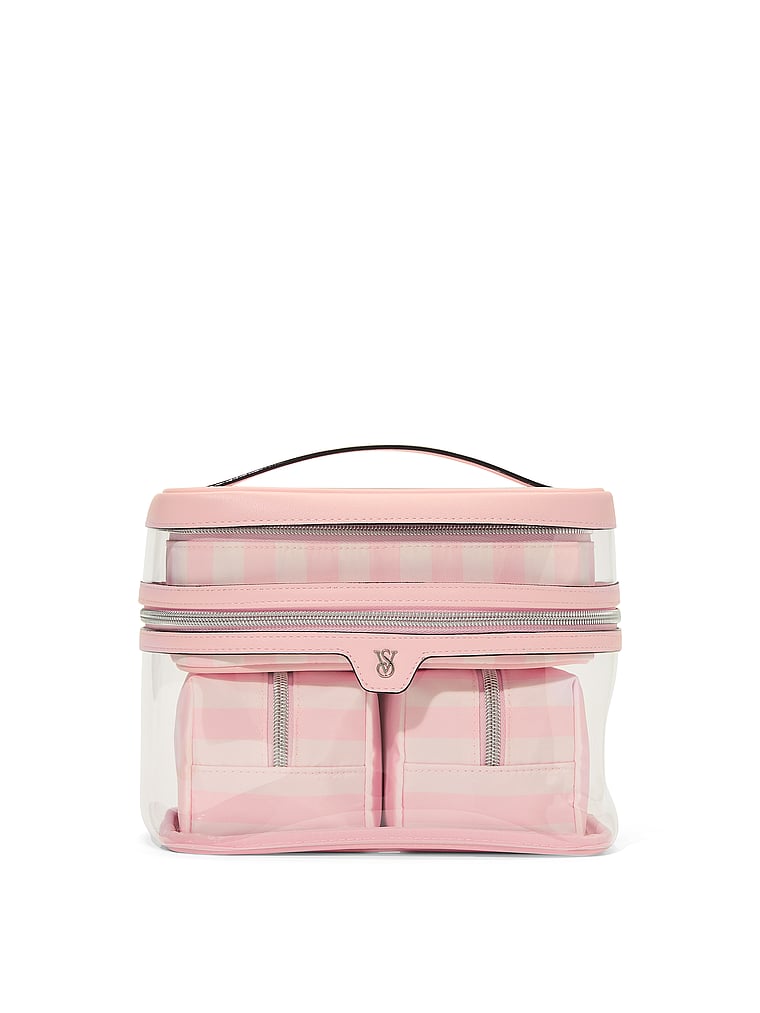 4-Piece Makeup Bag - Heritage Stripe
