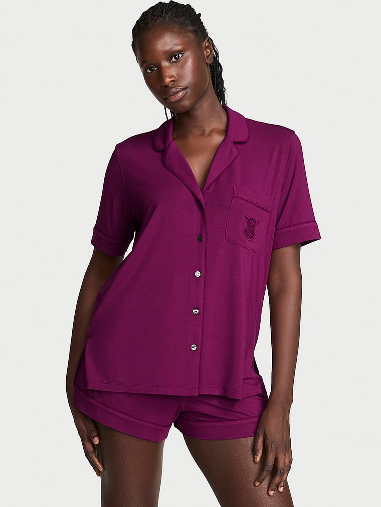SoSoft™ Modal Short Pajama Set - Purple