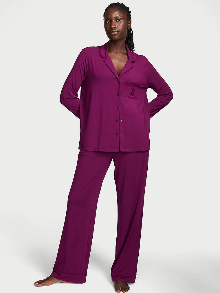 SoSoft™ Modal Long Pajama Set - Purple