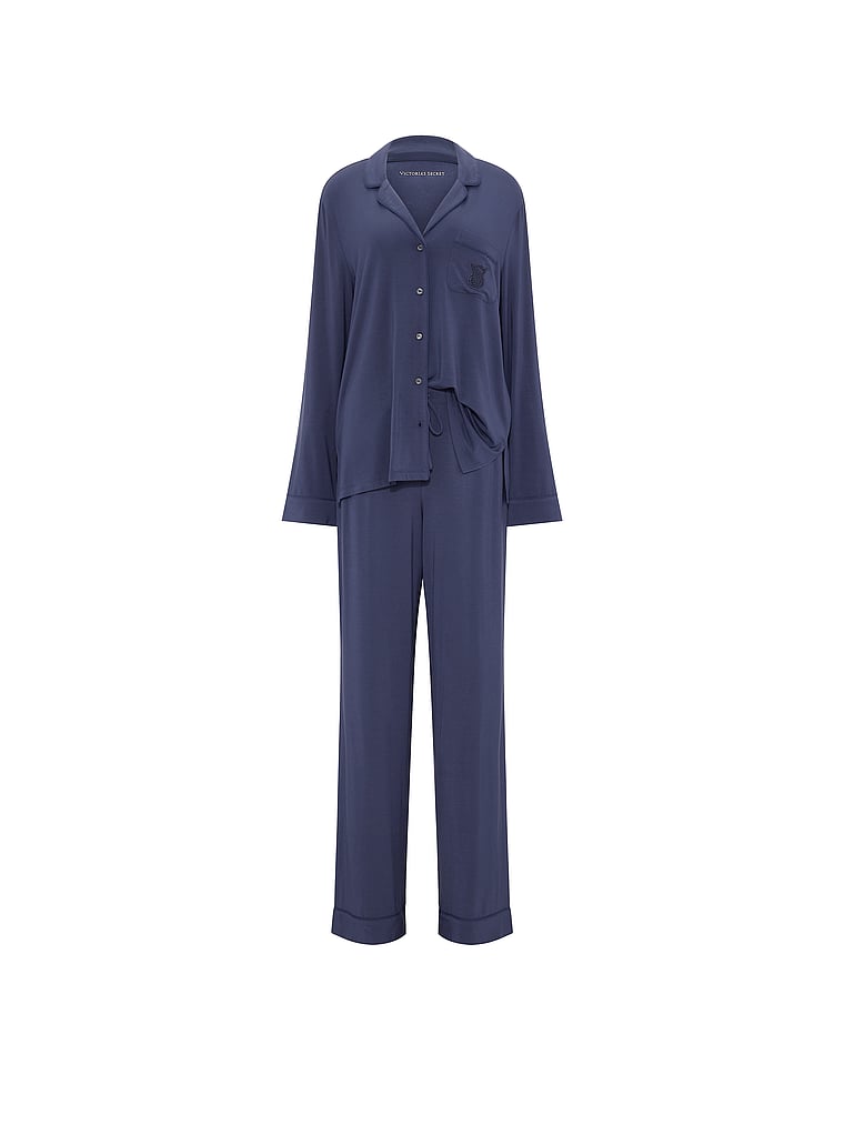 SoSoft™ Modal Long Pajama Set - Blue