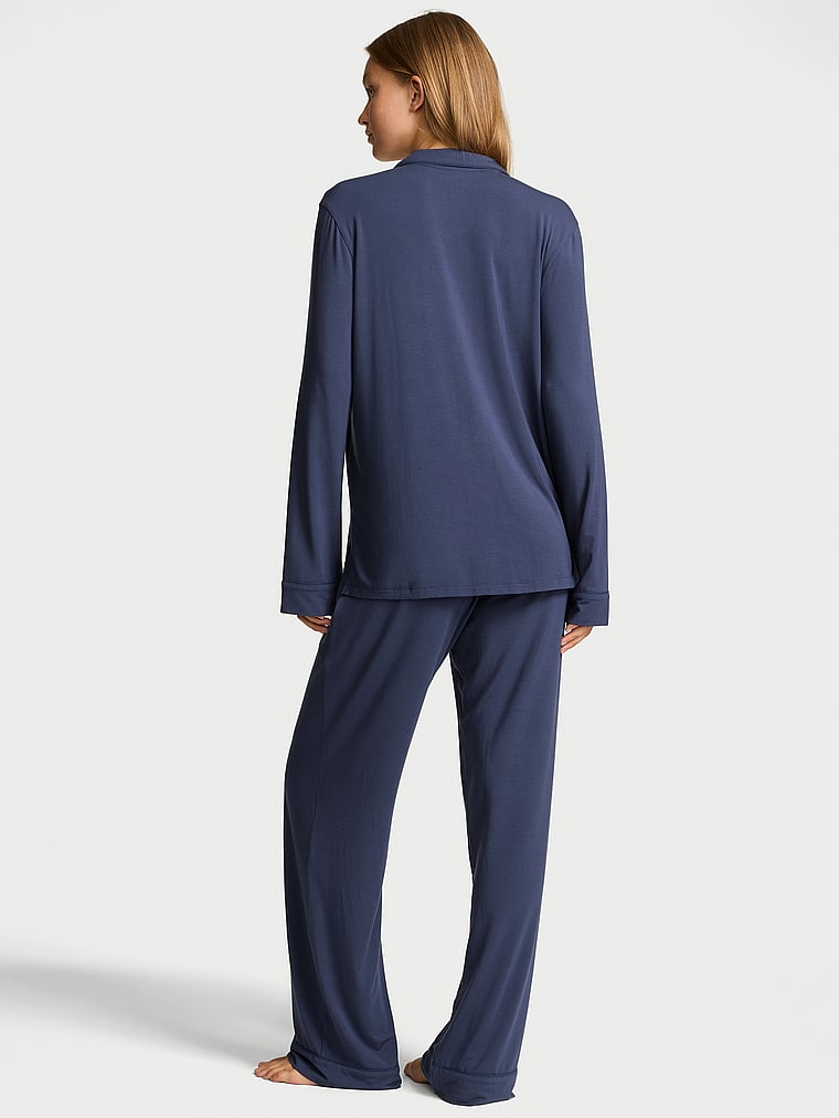 SoSoft™ Modal Long Pajama Set - Blue