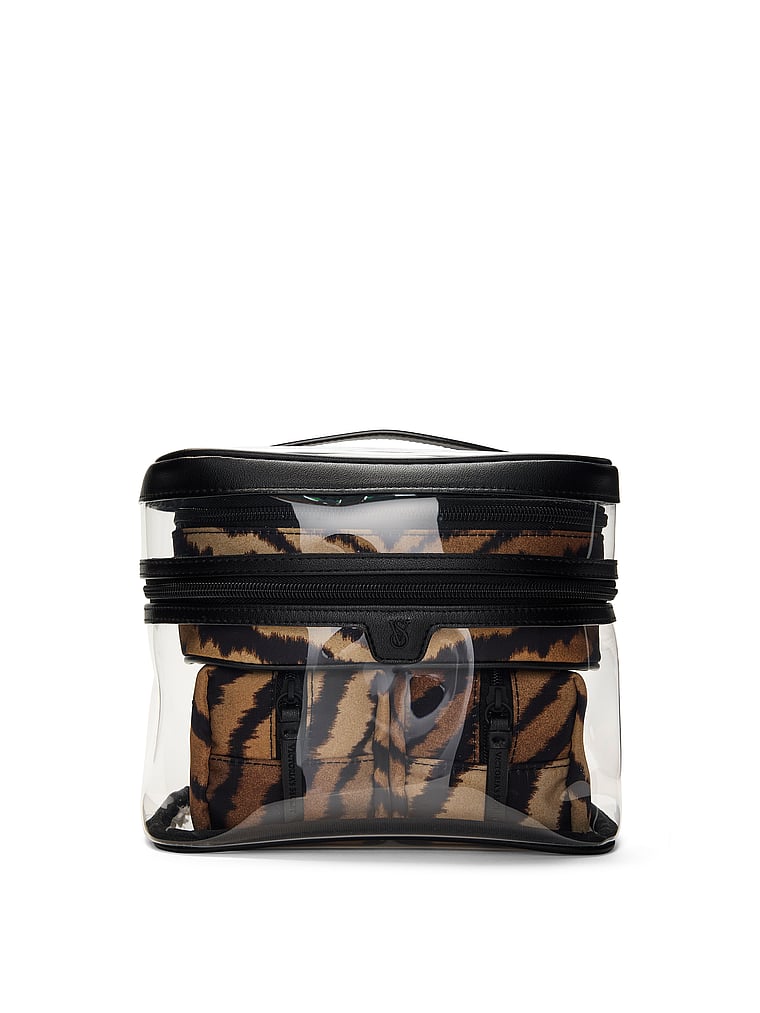 4-Piece Makeup Bag - Tiger