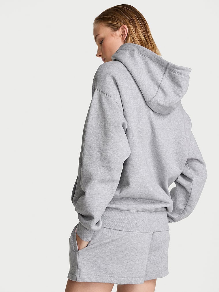 Iconic Fleece Hoodie - Medium Heather Grey
