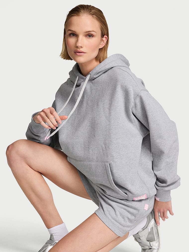 Iconic Fleece Hoodie - Medium Heather Grey