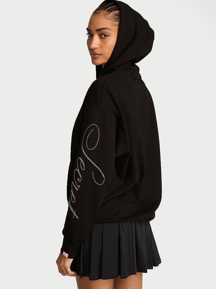 Iconic Fleece Hoodie - Black