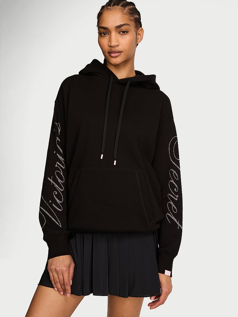 Iconic Fleece Hoodie - Black