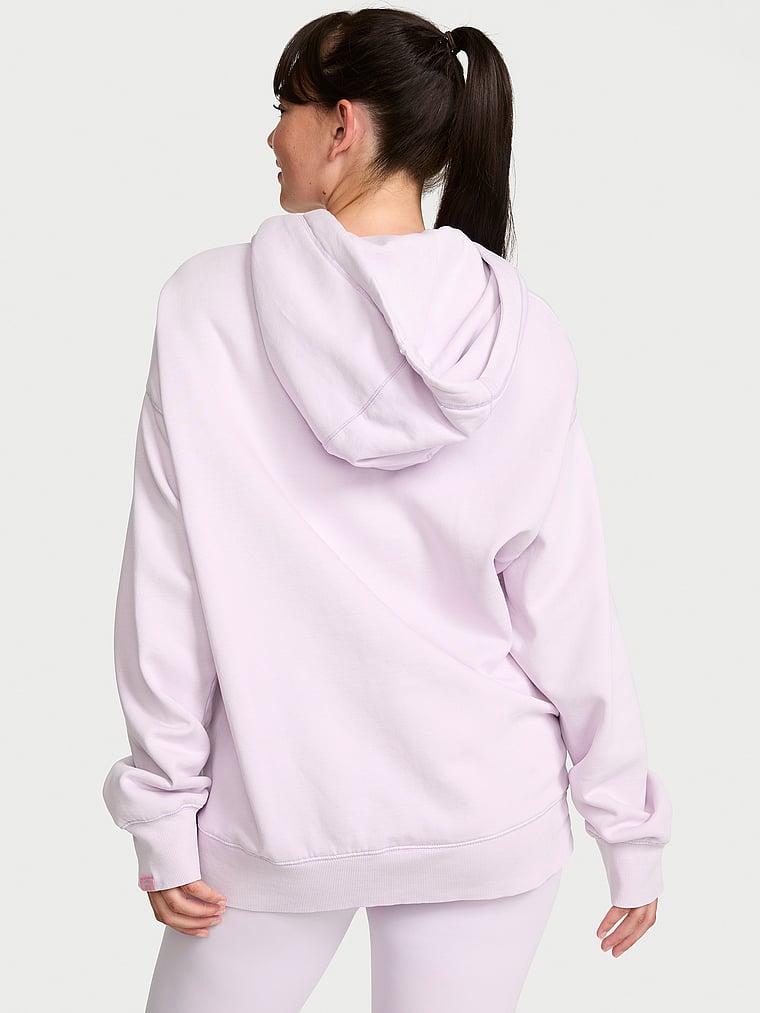 Iconic Fleece Hoodie - Purple Whisper