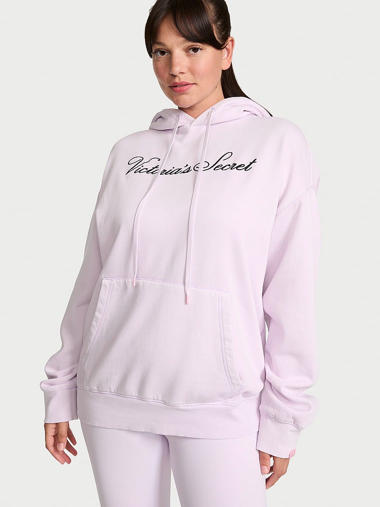 Iconic Fleece Hoodie - Purple Whisper