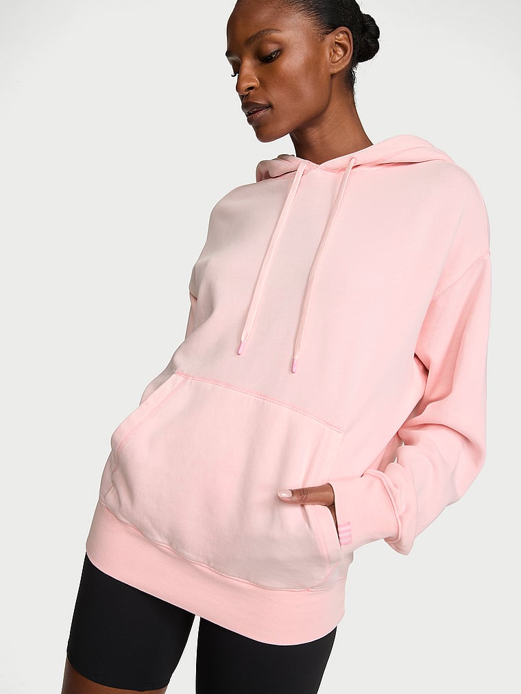 Iconic Fleece Hoodie - Angel Pink