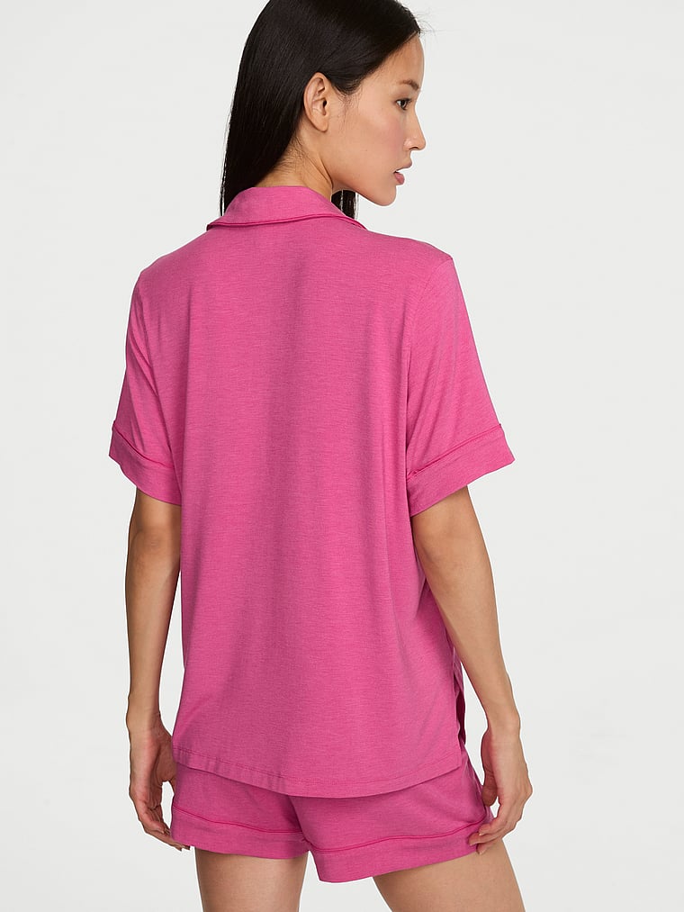 SoSoft™ Modal Short Pajama Set - Heather Bright Rose